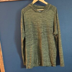 Men's Olive Green Hooded Sweatshirt